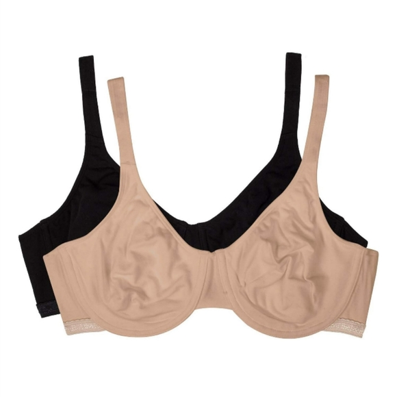 Fruit of The Loom Women's Cotton Stretch Extreme Comfort Bra, Style  2-Pack NWT - Picture 5 of 5